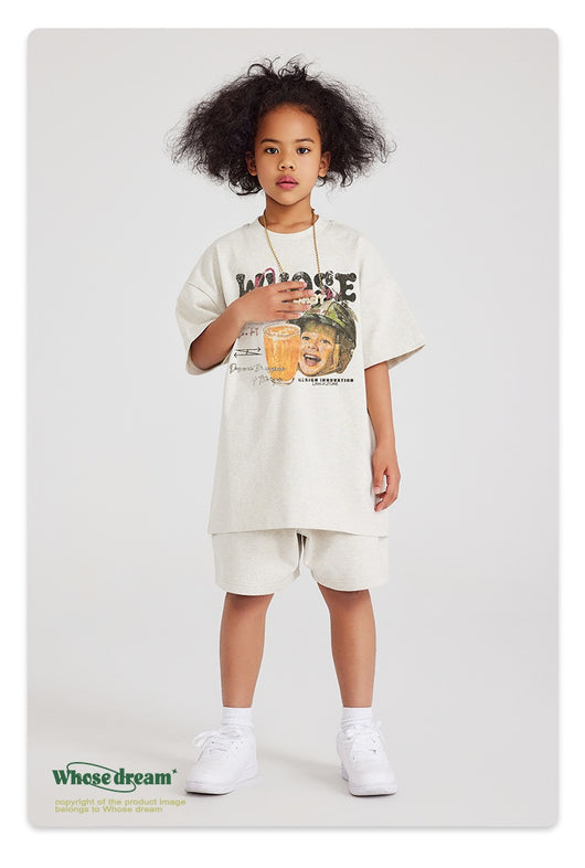 Playera Infantil Estampada con Diseño Cartoon Lavado Distressed - Image 10
