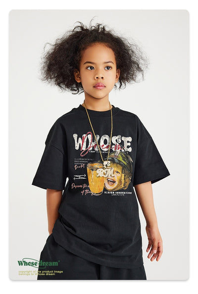 Playera Infantil Estampada con Diseño Cartoon Lavado Distressed - Image 16