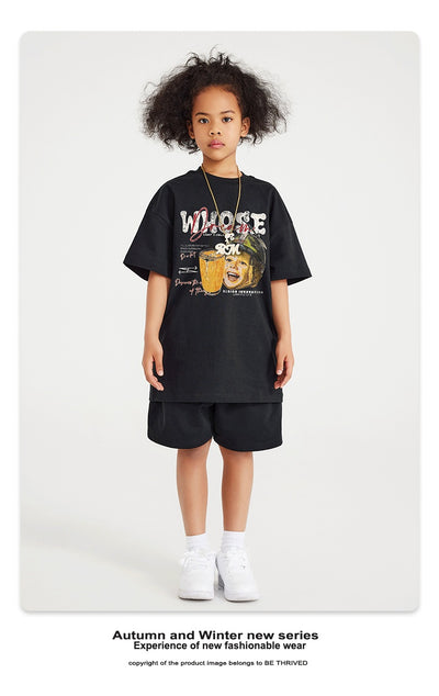 Playera Infantil Estampada con Diseño Cartoon Lavado Distressed - Image 20