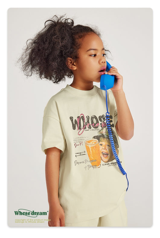 Playera Infantil Estampada con Diseño Cartoon Lavado Distressed - Image 21