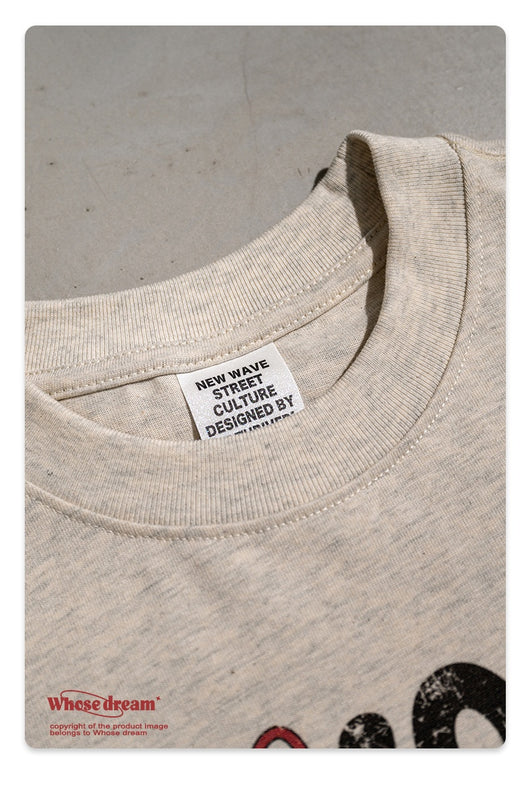 Playera Infantil Estampada con Diseño Cartoon Lavado Distressed - Image 22