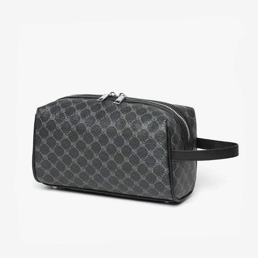 Bolsa de Aseo Deportiva de Gran Capacidad - Diseño Casual con Estampado PU para Hombre - Image 11