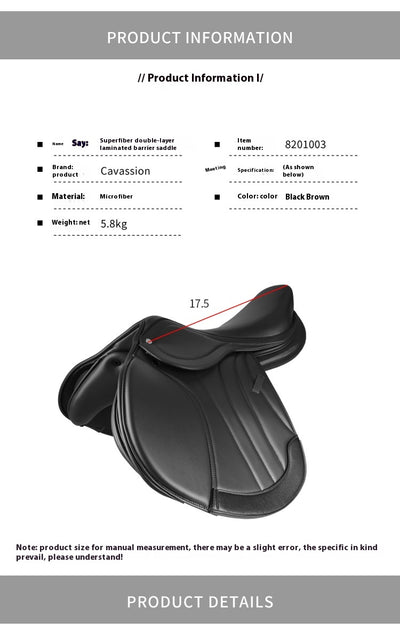 Silla de Montar Obstáculos Microfibra Doble Capa - Silla de Enseñanza Profesional - Image 5