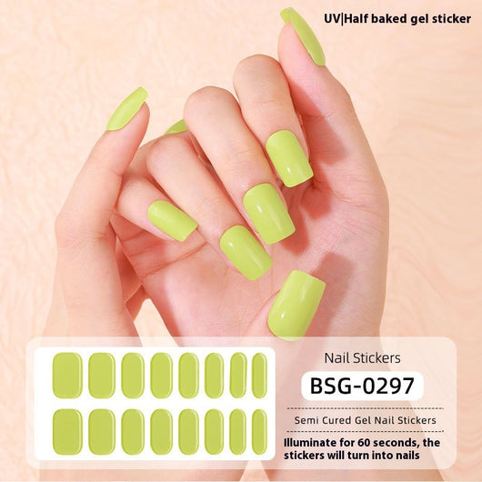 Adhesivos de Gel UV para Uñas Colores Puros Semi-curado con Lámpara Térmica - Image 16