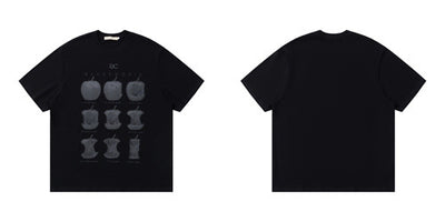 Camiseta Unisex Estampado Mosaico Retro Manzana - Image 16