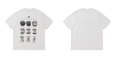 Camiseta Unisex Estampado Mosaico Retro Manzana - Image 21
