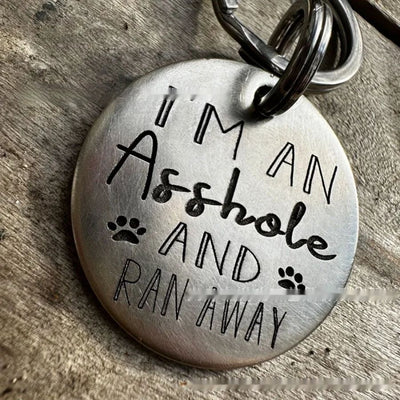 Placa de Identificación para Perro en Acero Inoxidable con Diseño Divertido - Image 23