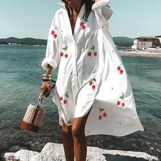 Vestido Camisero Elegante con Estilo Sofisticado - Image 15