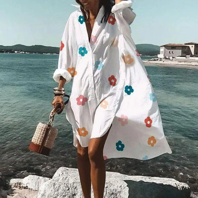 Vestido Camisero Elegante con Estilo Sofisticado - Image 18
