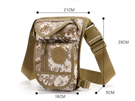 Bolsa Táctica Pecho Camuflaje Ligera para Hombre - Image 9