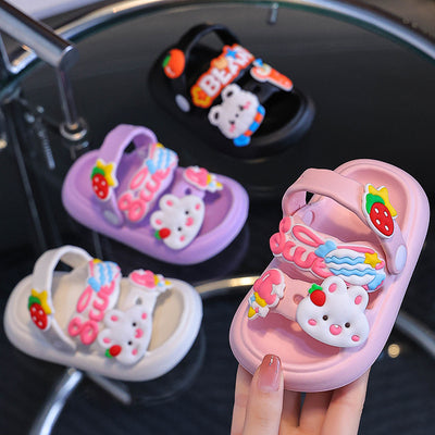 Pantuflas Conejo Niña Verano Suela Suave Antideslizante - Image 34