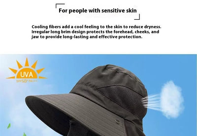 Gorra de Pesca para Hombre con Protección Solar Completa para Verano - Image 24