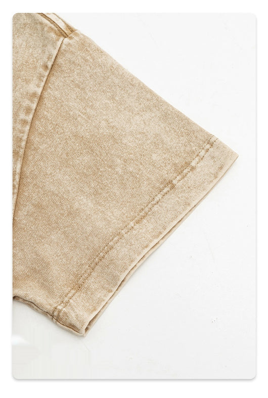 Camiseta Estampada Vintage con Lavado Desgastado - Image 8