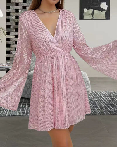 Vestido de Fiesta Elegante con Escote V y Cintura Realzadora - Image 15
