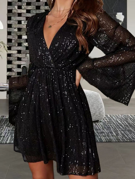 Vestido de Fiesta Elegante con Escote V y Cintura Realzadora - Image 16