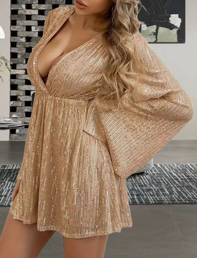 Vestido de Fiesta Elegante con Escote V y Cintura Realzadora - Image 18