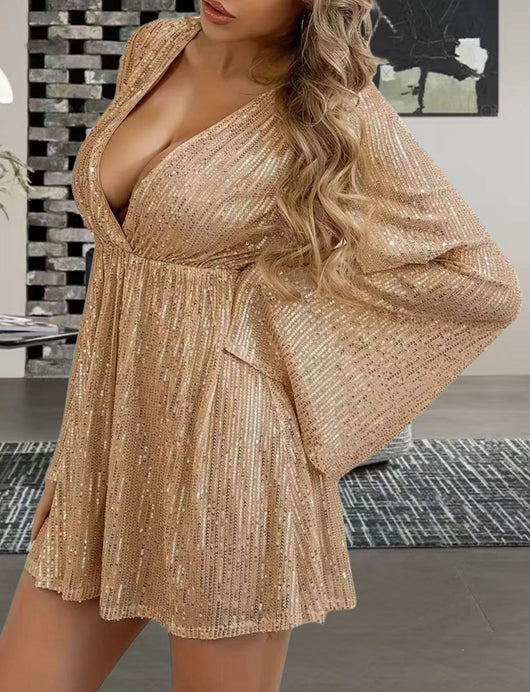 Vestido de Fiesta Elegante con Escote V y Cintura Realzadora - Image 18
