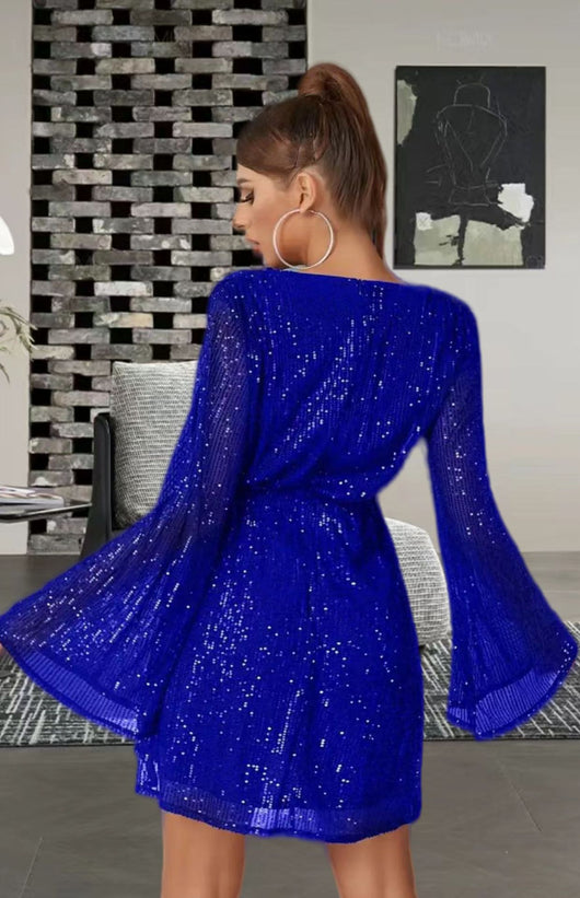 Vestido de Fiesta Elegante con Escote V y Cintura Realzadora - Image 19