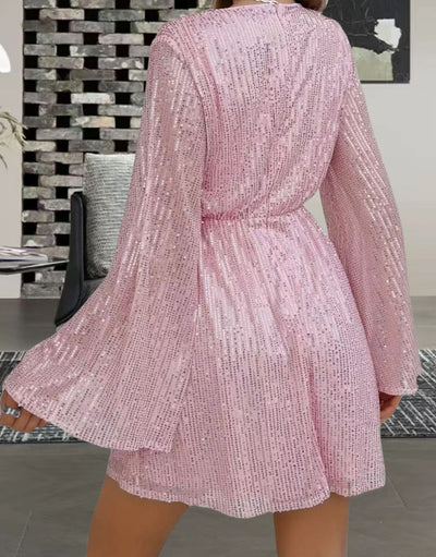 Vestido de Fiesta Elegante con Escote V y Cintura Realzadora - Image 20