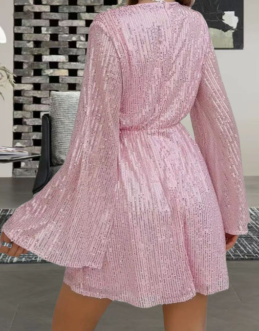 Vestido de Fiesta Elegante con Escote V y Cintura Realzadora - Image 20