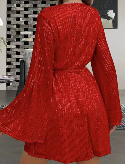 Vestido de Fiesta Elegante con Escote V y Cintura Realzadora - Image 23