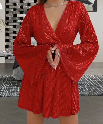 Vestido de Fiesta Elegante con Escote V y Cintura Realzadora - Image 27
