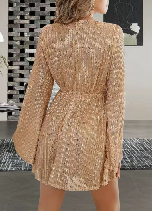 Vestido de Fiesta Elegante con Escote V y Cintura Realzadora - Image 29