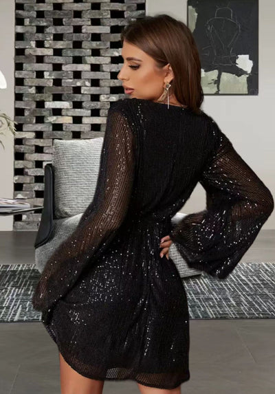 Vestido de Fiesta Elegante con Escote V y Cintura Realzadora - Image 36