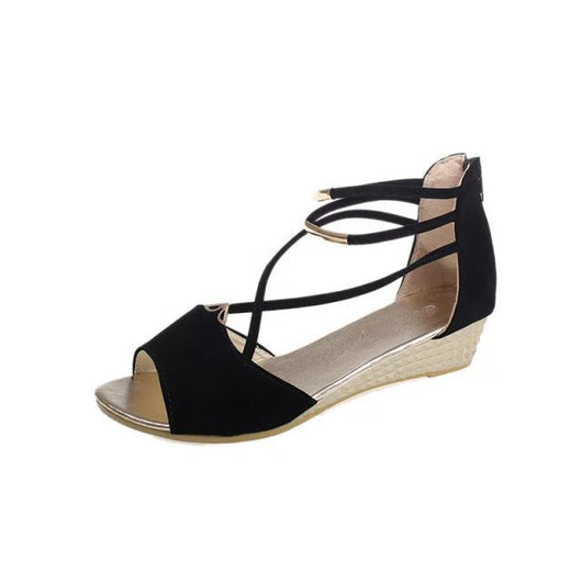 Sandalias de Verano Coreanas Cómodas con Tira Ajustable y Tacón Bajo - Image 7