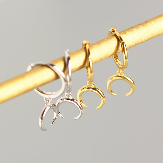 Aretes de Luna Creciente - Joyería Celestial Elegante - Image 8