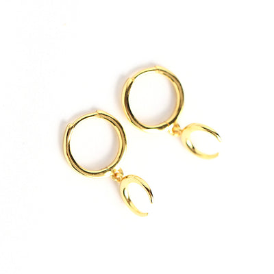 Aretes de Luna Creciente - Joyería Celestial Elegante - Image 9