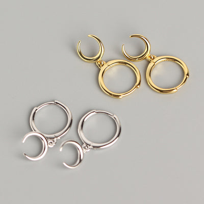 Aretes de Luna Creciente - Joyería Celestial Elegante - Image 10