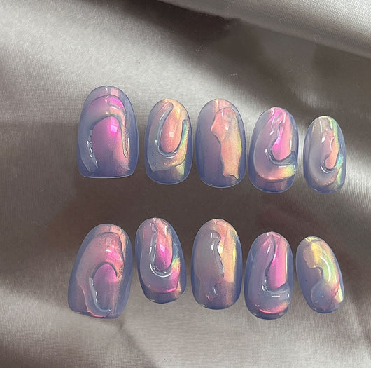 Esmalte de Uñas Aurora Veraniega con Efecto Degradado Fluido - Image 8