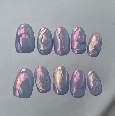 Esmalte de Uñas Aurora Veraniega con Efecto Degradado Fluido - Image 9