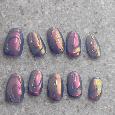 Esmalte de Uñas Aurora Veraniega con Efecto Degradado Fluido - Image 10