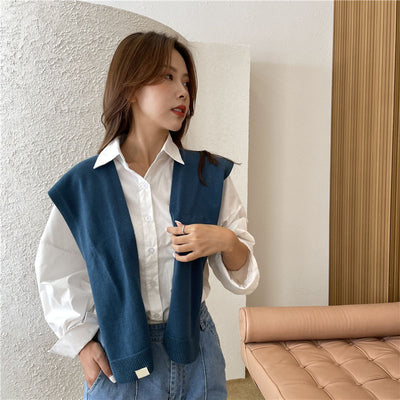 Chal Tejido Cruzado Elegante - Bufanda Sólida Versátil para Mujer - Image 22