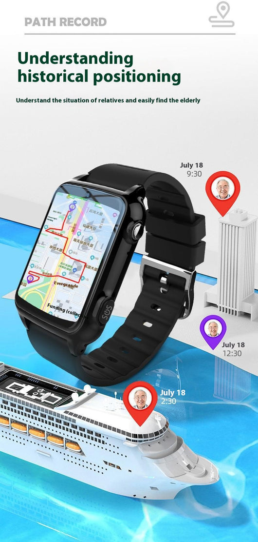 Reloj Inteligente 4G con GPS para Adultos Mayores - Localizador Anti-pérdida - Image 34