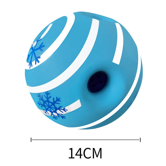 Yellow and green textured dog toy ball with food leakage holes, measuring 10cm in diameter. - Image 52