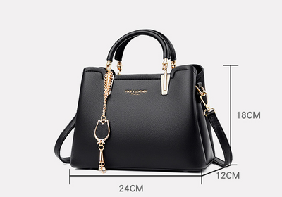 Bolsa Mensajera de Hombro con Textura para Mujer - Image 12
