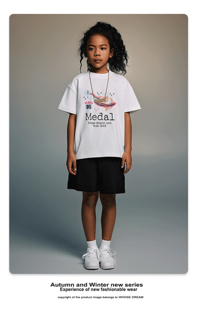 Playera de Verano Estilo Europeo y Americano para Niños - Image 14