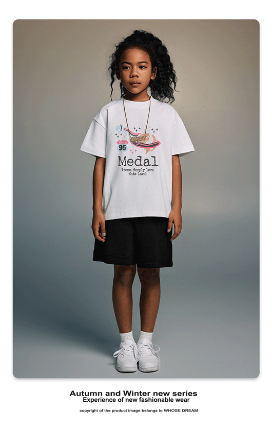 Playera de Verano Estilo Europeo y Americano para Niños - Image 14