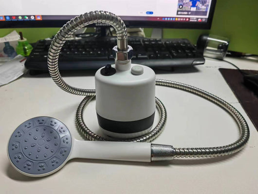 Ducha Portátil Recargable con Esponja Masajeadora - Ideal para Viajes y Espacios Reducidos - Image 18