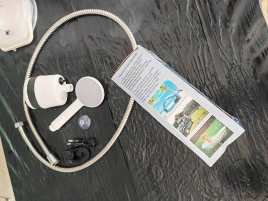 Ducha Portátil Recargable con Esponja Masajeadora - Ideal para Viajes y Espacios Reducidos - Image 19