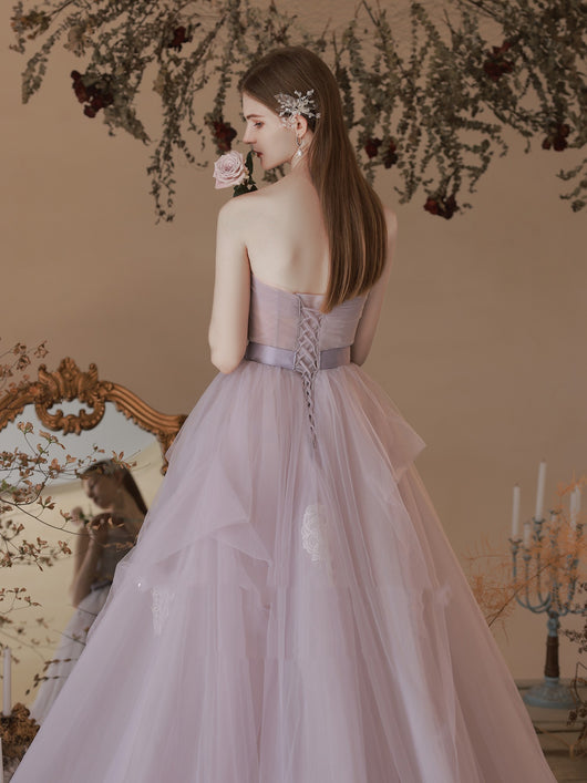 Vestido Tubo Púrpura para Cena de Gala y Bodas - Image 17
