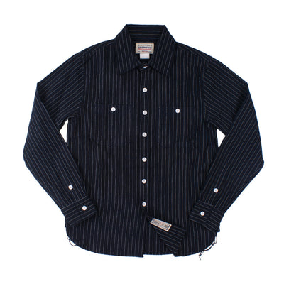 Camisa de Rayas Verticales Estilo Retro Americano para Hombre - Image 13