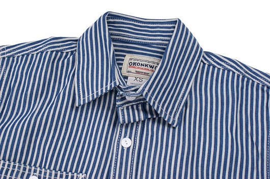 Camisa de Rayas Verticales Estilo Retro Americano para Hombre - Image 25
