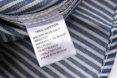 Camisa de Rayas Verticales Estilo Retro Americano para Hombre - Image 27