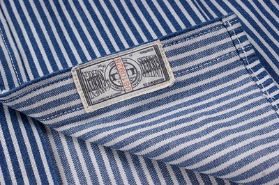 Camisa de Rayas Verticales Estilo Retro Americano para Hombre - Image 28