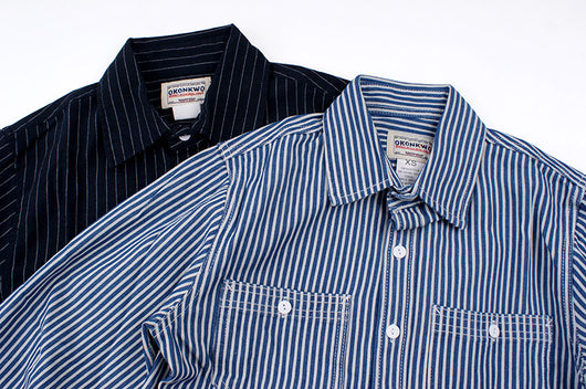 Camisa de Rayas Verticales Estilo Retro Americano para Hombre - Image 32
