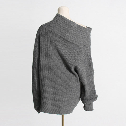 Sudadera Suelta Cuello Caído Manga Larga Casual - Image 34